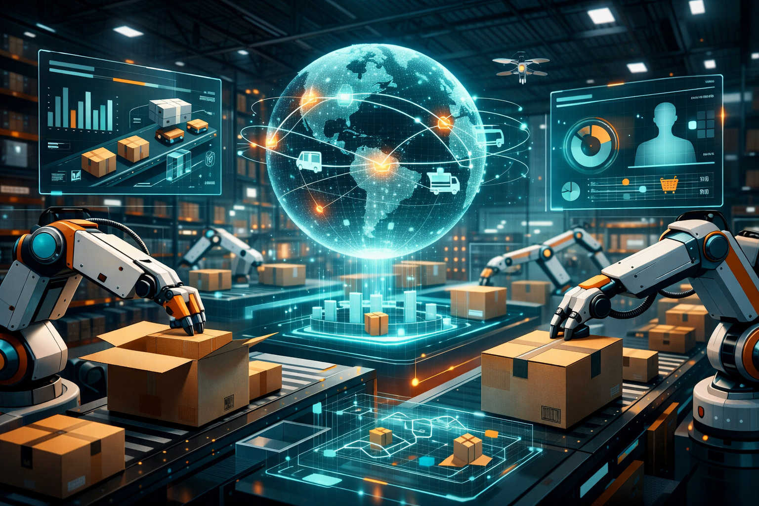 Автоматизация E-commerce 2026: Как ИИ и робототехника меняют правила игры для интернет-магазинов