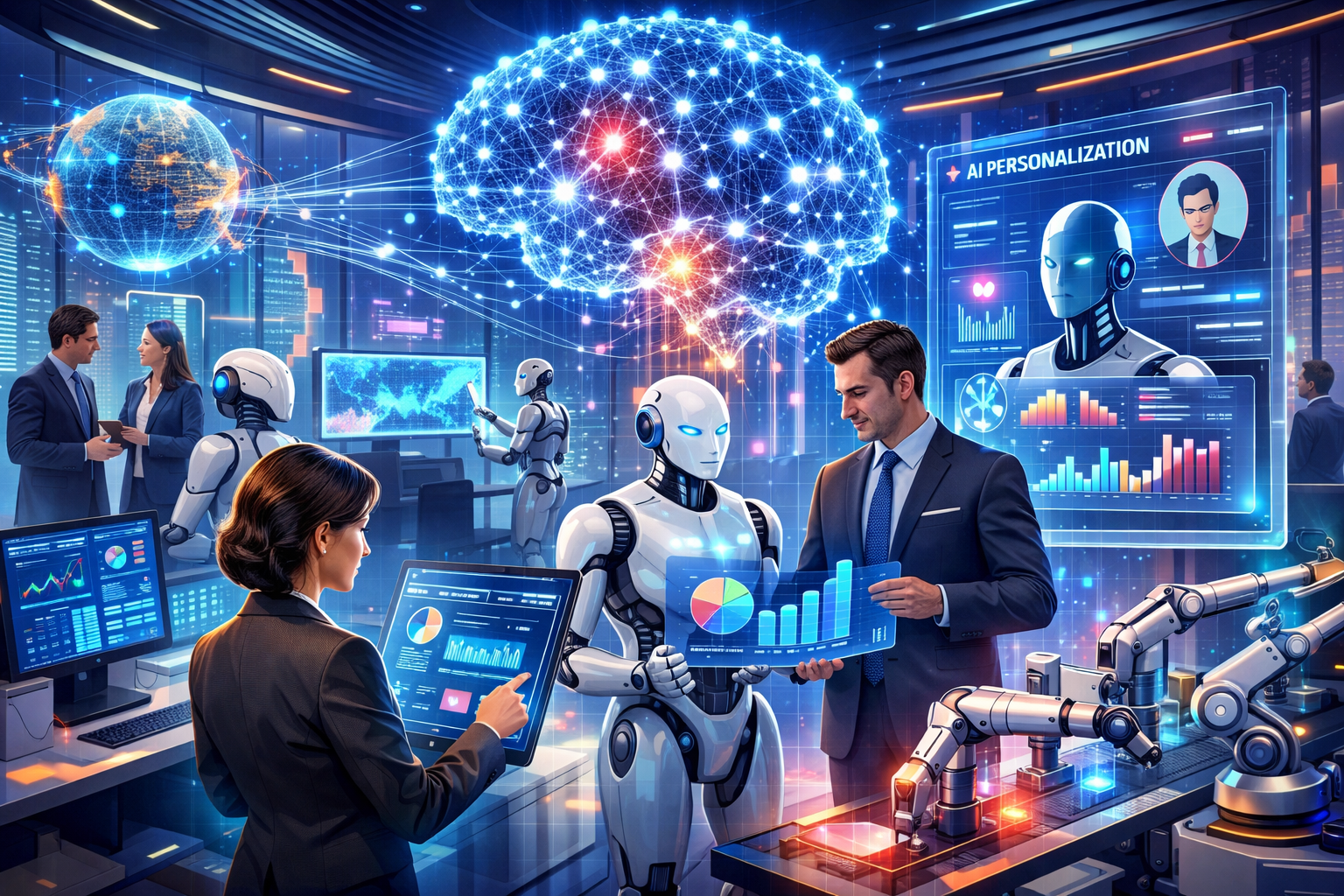 Искусственный интеллект в бизнесе: Революция автоматизации и персонализации