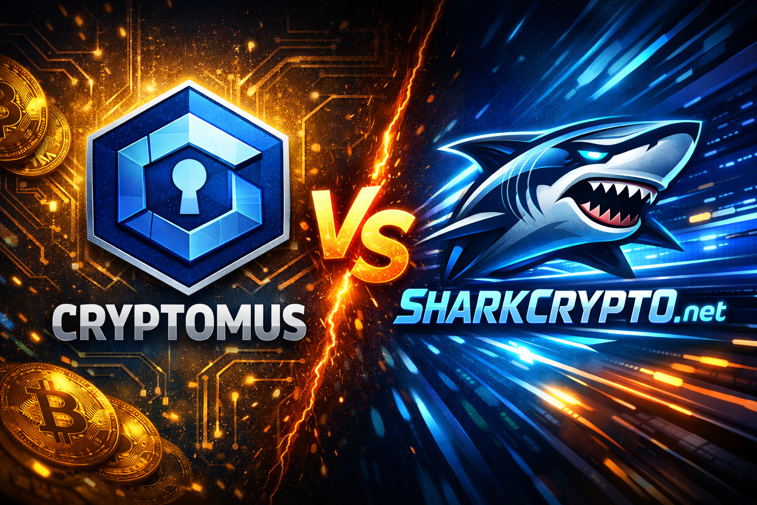 Cryptomus против SharkCrypto.net: Детальное сравнение криптопроцессинга для бизнеса в 2026 году