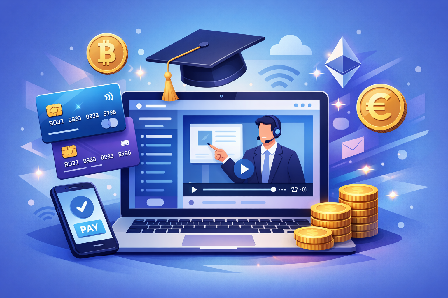 Платежные системы для онлайн-школ и EdTech в 2026 году: Полное руководство по автоматизации